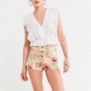 Urban Outfitters High Rise Tropical Shorts